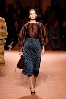 Fendi Ready to wear fall winter 2025:26; MILAN February 2025 Fendi Ready to wear fall winter 2025:26; MILAN February 2025, Credit:Zeppelin Avalon  Copyright: xZeppelinx xAvalonx 0969486038