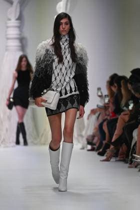 Milan, Milan Women s Fashion Week: Fall Winter 2025 - Women s Fashion, Fall Winter 2025.- Genny fashion show - catwalk in the photo: model  Copyright: xSimonaxChiocciax xipa-agency.netx xSimonaxChiocciax IPA_Agency_IPA54641747