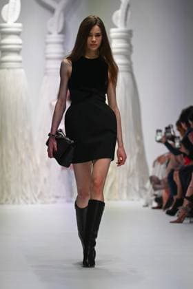 Milan, Milan Women s Fashion Week: Fall Winter 2025 - Women s Fashion, Fall Winter 2025.- Genny fashion show - catwalk in the photo: model  Copyright: xSimonaxChiocciax xipa-agency.netx xSimonaxChiocciax IPA_Agency_IPA54641750