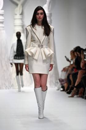 Milan, Milan Women s Fashion Week: Fall Winter 2025 - Women s Fashion, Fall Winter 2025.- Genny fashion show - catwalk in the photo: model  Copyright: xSimonaxChiocciax xipa-agency.netx xSimonaxChiocciax IPA_Agency_IPA54641753