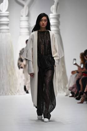 Milan, Milan Women s Fashion Week: Fall Winter 2025 - Women s Fashion, Fall Winter 2025.- Genny fashion show - catwalk in the photo: model  Copyright: xSimonaxChiocciax xipa-agency.netx xSimonaxChiocciax IPA_Agency_IPA54641761