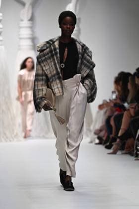 Milan, Milan Women s Fashion Week: Fall Winter 2025 - Women s Fashion, Fall Winter 2025.- Genny fashion show - catwalk in the photo: model  Copyright: xSimonaxChiocciax xipa-agency.netx xSimonaxChiocciax IPA_Agency_IPA54641764