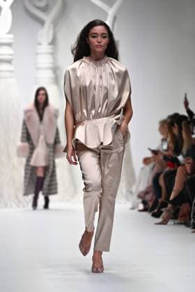 Milan, Milan Women s Fashion Week: Fall Winter 2025 - Women s Fashion, Fall Winter 2025.- Genny fashion show - catwalk in the photo: model  Copyright: xSimonaxChiocciax xipa-agency.netx xSimonaxChiocciax IPA_Agency_IPA54641768