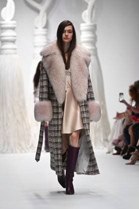 Milan, Milan Women s Fashion Week: Fall Winter 2025 - Women s Fashion, Fall Winter 2025.- Genny fashion show - catwalk in the photo: model  Copyright: xSimonaxChiocciax xipa-agency.netx xSimonaxChiocciax IPA_Agency_IPA54641772