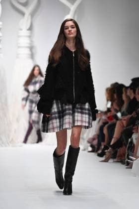 Milan, Milan Women s Fashion Week: Fall Winter 2025 - Women s Fashion, Fall Winter 2025.- Genny fashion show - catwalk in the photo: model  Copyright: xSimonaxChiocciax xipa-agency.netx xSimonaxChiocciax IPA_Agency_IPA54641783