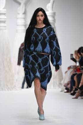 Milan, Milan Women s Fashion Week: Fall Winter 2025 - Women s Fashion, Fall Winter 2025.- Genny fashion show - catwalk in the photo: model  Copyright: xSimonaxChiocciax xipa-agency.netx xSimonaxChiocciax IPA_Agency_IPA54641823