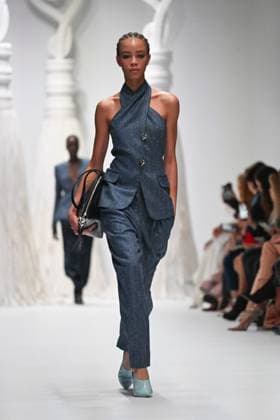 Milan, Milan Women s Fashion Week: Fall Winter 2025 - Women s Fashion, Fall Winter 2025.- Genny fashion show - catwalk in the photo: model  Copyright: xSimonaxChiocciax xipa-agency.netx xSimonaxChiocciax IPA_Agency_IPA54641831