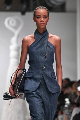 Milan, Milan Women s Fashion Week: Fall Winter 2025 - Women s Fashion, Fall Winter 2025.- Genny fashion show - catwalk in the photo: model  Copyright: xSimonaxChiocciax xipa-agency.netx xSimonaxChiocciax IPA_Agency_IPA54641836