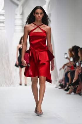 Milan, Milan Women s Fashion Week: Fall Winter 2025 - Women s Fashion, Fall Winter 2025.- Genny fashion show - catwalk in the photo: model  Copyright: xSimonaxChiocciax xipa-agency.netx xSimonaxChiocciax IPA_Agency_IPA54641872