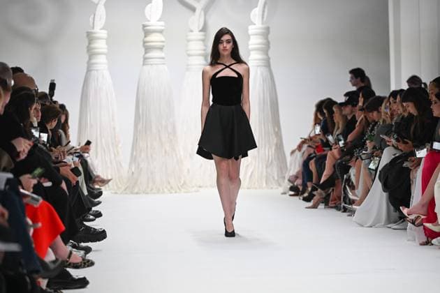 Milan, Milan Women s Fashion Week: Fall Winter 2025 - Women s Fashion, Fall Winter 2025.- Genny fashion show - catwalk in the photo: model  Copyright: xSimonaxChiocciax xipa-agency.netx xSimonaxChiocciax IPA_Agency_IPA54641877