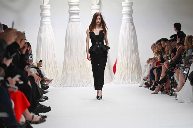 Milan, Milan Women s Fashion Week: Fall Winter 2025 - Women s Fashion, Fall Winter 2025.- Genny fashion show - catwalk in the photo: model  Copyright: xSimonaxChiocciax xipa-agency.netx xSimonaxChiocciax IPA_Agency_IPA54641883