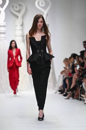 Milan, Milan Women s Fashion Week: Fall Winter 2025 - Women s Fashion, Fall Winter 2025.- Genny fashion show - catwalk in the photo: model  Copyright: xSimonaxChiocciax xipa-agency.netx xSimonaxChiocciax IPA_Agency_IPA54641888