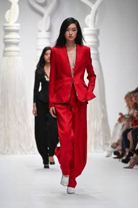 Milan, Milan Women s Fashion Week: Fall Winter 2025 - Women s Fashion, Fall Winter 2025.- Genny fashion show - catwalk in the photo: model  Copyright: xSimonaxChiocciax xipa-agency.netx xSimonaxChiocciax IPA_Agency_IPA54641895