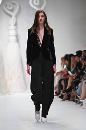 Milan, Milan Women s Fashion Week: Fall Winter 2025 - Women s Fashion, Fall Winter 2025.- Genny fashion show - catwalk in the photo: model  Copyright: xSimonaxChiocciax xipa-agency.netx xSimonaxChiocciax IPA_Agency_IPA54641914