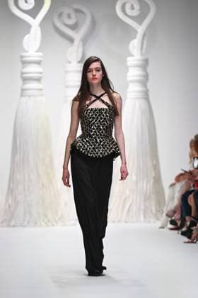 Milan, Milan Women s Fashion Week: Fall Winter 2025 - Women s Fashion, Fall Winter 2025.- Genny fashion show - catwalk in the photo: model  Copyright: xSimonaxChiocciax xipa-agency.netx xSimonaxChiocciax IPA_Agency_IPA54641926
