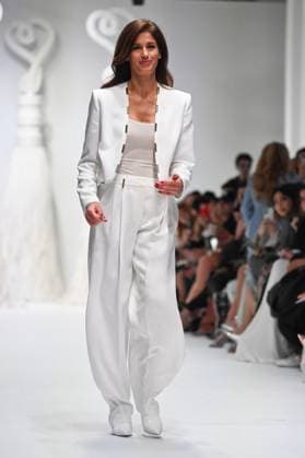 Milan, Milan Women s Fashion Week: Fall Winter 2025 - Women s Fashion, Fall Winter 2025.- Genny fashion show - catwalk in the photo: Sara Casvazza Facchini  Copyright: xSimonaxChiocciax xipa-agency.netx xSimonaxChiocciax IPA_Agency_IPA54641946