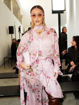 Milan, Milan Women s Fashion Week: Fall Winter 2025 - Blumarine fashion show - front row - In the photo: Maria Braz  Copyright: xRiccardoxGiordanox xipa-agency.netx xRiccardoxGiordanox IPA_Agency_IPA54642721