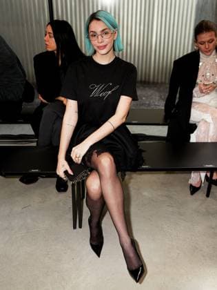 Milan, Milan Women s Fashion Week: Fall Winter 2025 - Blumarine fashion show - front row - Pictured: Rose Villain  Copyright: xRiccardoxGiordanox xipa-agency.netx xRiccardoxGiordanox IPA_Agency_IPA54642723