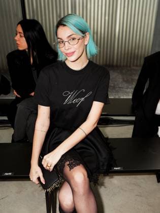 Milan, Milan Women s Fashion Week: Fall Winter 2025 - Blumarine fashion show - front row - Pictured: Rose Villain  Copyright: xRiccardoxGiordanox xipa-agency.netx xRiccardoxGiordanox IPA_Agency_IPA54642724