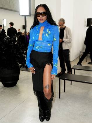 Milan, Milan Women s Fashion Week: Fall Winter 2025 - Blumarine fashion show - front row - In the photo: People: Brittany  Copyright: xRiccardoxGiordanox xipa-agency.netx xRiccardoxGiordanox IPA_Agency_IPA54642945