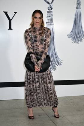 Milan, Milan Women s Fashion Week: Fall Winter 2025 - Women s Fashion, Fall Winter 2025.- Genny fashion show - guests in the photo: Virginia Varinelli  Copyright: xSimonaxChiocciax xipa-agency.netx xSimonaxChiocciax IPA_Agency_IPA54643722