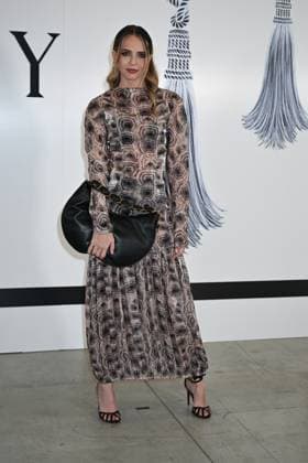 Milan, Milan Women s Fashion Week: Fall Winter 2025 - Women s Fashion, Fall Winter 2025.- Genny fashion show - guests in the photo: Virginia Varinelli  Copyright: xSimonaxChiocciax xipa-agency.netx xSimonaxChiocciax IPA_Agency_IPA54643728