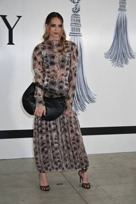 Milan, Milan Women s Fashion Week: Fall Winter 2025 - Women s Fashion, Fall Winter 2025.- Genny fashion show - guests in the photo: Virginia Varinelli  Copyright: xSimonaxChiocciax xipa-agency.netx xSimonaxChiocciax IPA_Agency_IPA54643737