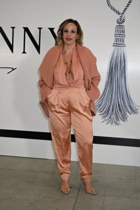 Milan, Milan Women s Fashion Week: Fall Winter 2025 - Women s Fashion, Fall Winter 2025.- Genny fashion show - guests in the photo: Antonella Franceschelli  Copyright: xSimonaxChiocciax xipa-agency.netx xSimonaxChiocciax IPA_Agency_IPA54643754