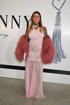 Milan, Milan Women s Fashion Week: Fall Winter 2025 - Women s Fashion, Fall Winter 2025.- Genny fashion show - guests in the photo: Zoe Cristofoli  Copyright: xSimonaxChiocciax xipa-agency.netx xSimonaxChiocciax IPA_Agency_IPA54643916