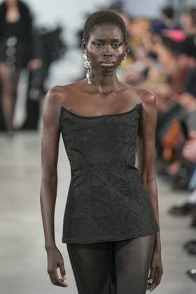 Milan, Milan Women s Fashion Week: Fall Winter 2025 26 - Women s Fashion, Fall Winter 2025 26 - Blumarine fashion show - catwalk in the photo: Model  Copyright: xRiccardoxGIordanox xipa-agency.netx xRiccardoxGIordanox IPA_Agency_IPA54644490