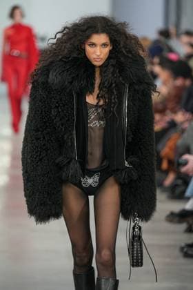 Milan, Milan Women s Fashion Week: Fall Winter 2025 26 - Women s Fashion, Fall Winter 2025 26 - Blumarine fashion show - catwalk in the photo: Model  Copyright: xRiccardoxGIordanox xipa-agency.netx xRiccardoxGIordanox IPA_Agency_IPA54644619