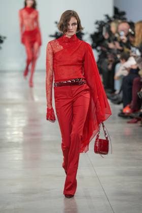Milan, Milan Women s Fashion Week: Fall Winter 2025 26 - Women s Fashion, Fall Winter 2025 26 - Blumarine fashion show - catwalk in the photo: Model  Copyright: xRiccardoxGIordanox xipa-agency.netx xRiccardoxGIordanox IPA_Agency_IPA54644622