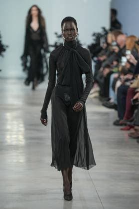 Milan, Milan Women s Fashion Week: Fall Winter 2025 26 - Women s Fashion, Fall Winter 2025 26 - Blumarine fashion show - catwalk in the photo: Model  Copyright: xRiccardoxGIordanox xipa-agency.netx xRiccardoxGIordanox IPA_Agency_IPA54645013