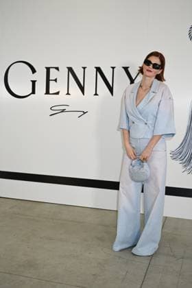 Milan, Milan Women s Fashion Week: Fall Winter 2025 - Women s Fashion, Fall Winter 2025.- Genny fashion show - guests in the photo: CHiara Galiazzo  Copyright: xSimonaxChiocciax xipa-agency.netx xSimonaxChiocciax IPA_Agency_IPA54643814