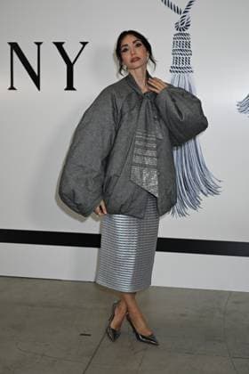 Milan, Milan Women s Fashion Week: Fall Winter 2025 - Women s Fashion, Fall Winter 2025.- Genny fashion show - guests in the photo: Francesca Rocco  Copyright: xSimonaxChiocciax xipa-agency.netx xSimonaxChiocciax IPA_Agency_IPA54643830