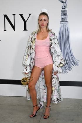 Milan, Milan Women s Fashion Week: Fall Winter 2025 - Women s Fashion, Fall Winter 2025.- Genny fashion show - guests in the photo: Gaia Clerici  Copyright: xSimonaxChiocciax xipa-agency.netx xSimonaxChiocciax IPA_Agency_IPA54643886