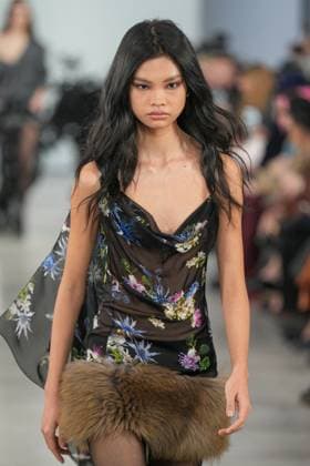 Milan, Milan Women s Fashion Week: Fall Winter 2025 26 - Women s Fashion, Fall Winter 2025 26 - Blumarine fashion show - catwalk in the photo: Model  Copyright: xRiccardoxGIordanox xipa-agency.netx xRiccardoxGIordanox IPA_Agency_IPA54644928