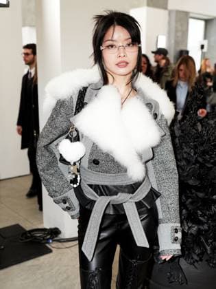 Milan, Milan Women s Fashion Week: Fall Winter 2025 - Blumarine fashion show - front row - Pictured: Caroline Hu  Copyright: xRiccardoxGiordanox xipa-agency.netx xRiccardoxGiordanox IPA_Agency_IPA54645278