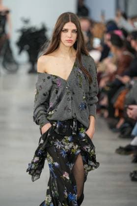 Milan, Italy: Milan, Milan Women s Fashion Week: Fall Winter 2025 26 - Women s Fashion, Fall Winter 2025 26 - Blumarine fashion show - catwalk in the photo: Model Milan Italy  - ZUMAp169 20250227_zea_p169_445 Copyright: xRiccardoxGIordanox