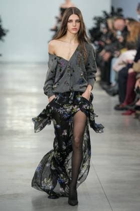 Milan, Italy: Milan, Milan Women s Fashion Week: Fall Winter 2025 26 - Women s Fashion, Fall Winter 2025 26 - Blumarine fashion show - catwalk in the photo: Model Milan Italy  - ZUMAp169 20250227_zea_p169_453 Copyright: xRiccardoxGIordanox