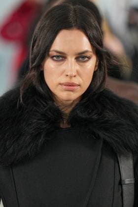 Milan, Italy: Milan, Milan Women s Fashion Week: Fall Winter 2025 26 - Women s Fashion, Fall Winter 2025 26 - Blumarine fashion show - catwalk in the photo: Irina Shayk Milan Italy  - ZUMAp169 20250227_zea_p169_488 Copyright: xRiccardoxGIordanox