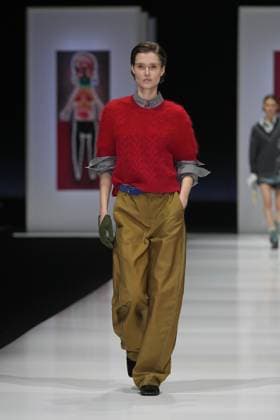Milan, Milan Women s Fashion Week: Fall Winter 2025 26 - Women s Fashion, Fall Winter 2025 26 - Anteprima fashion show - catwalk in the photo: Model  Copyright: xRiccardoxGIordanox xipa-agency.netx xRiccardoxGIordanox IPA_Agency_IPA54645526