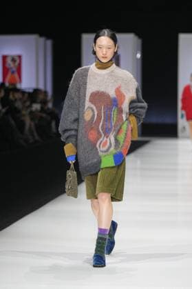 Milan, Milan Women s Fashion Week: Fall Winter 2025 26 - Preview Show - catwalk Milan, Milan Women s Fashion Week: Fall Winter 2025 26 - Women s Fashion, Fall Winter 2025 26 - Anteprima fashion show - catwalk in the photo: Model MILAN Italy  Copyright: xIPA ABACAx