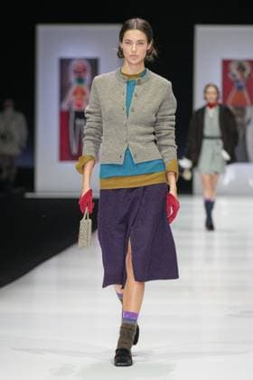 Milan, Milan Women s Fashion Week: Fall Winter 2025 26 - Preview Show - catwalk Milan, Milan Women s Fashion Week: Fall Winter 2025 26 - Women s Fashion, Fall Winter 2025 26 - Anteprima fashion show - catwalk in the photo: Model MILAN Italy  Copyright: xIPA ABACAx
