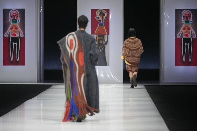Milan, Milan Women s Fashion Week: Fall Winter 2025 26 - Women s Fashion, Fall Winter 2025 26 - Anteprima fashion show - catwalk in the photo: Model  Copyright: xRiccardoxGIordanox xipa-agency.netx xRiccardoxGIordanox IPA_Agency_IPA54646518