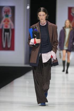 Milan, Milan Women s Fashion Week: Fall Winter 2025 26 - Preview Show - catwalk Milan, Milan Women s Fashion Week: Fall Winter 2025 26 - Women s Fashion, Fall Winter 2025 26 - Anteprima fashion show - catwalk in the photo: Model MILAN Italy  Copyright: xIPA ABACAx