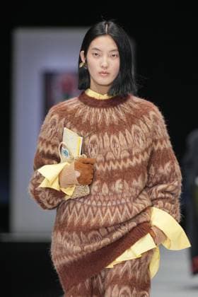 Milan, Milan Women s Fashion Week: Fall Winter 2025 26 - Preview Show - catwalk Milan, Milan Women s Fashion Week: Fall Winter 2025 26 - Women s Fashion, Fall Winter 2025 26 - Anteprima fashion show - catwalk in the photo: Model MILAN Italy  Copyright: xIPA ABACAx