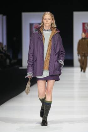 Milan, Italy: Milan, Milan Women s Fashion Week: Fall Winter 2025 26 - Women s Fashion, Fall Winter 2025 26 - Anteprima fashion show - catwalk in the photo: Model Milan Italy  - ZUMAp169 20250227_zea_p169_539 Copyright: xRiccardoxGIordanox