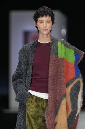 Milan, Italy: Milan, Milan Women s Fashion Week: Fall Winter 2025 26 - Women s Fashion, Fall Winter 2025 26 - Anteprima fashion show - catwalk in the photo: Model Milan Italy  - ZUMAp169 20250227_zea_p169_572 Copyright: xRiccardoxGIordanox