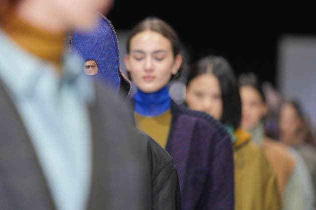 Milan, Italy: Milan, Milan Women s Fashion Week: Fall Winter 2025 26 - Women s Fashion, Fall Winter 2025 26 - Anteprima fashion show - catwalk in the photo: Model Milan Italy  - ZUMAp169 20250227_zea_p169_574 Copyright: xRiccardoxGIordanox